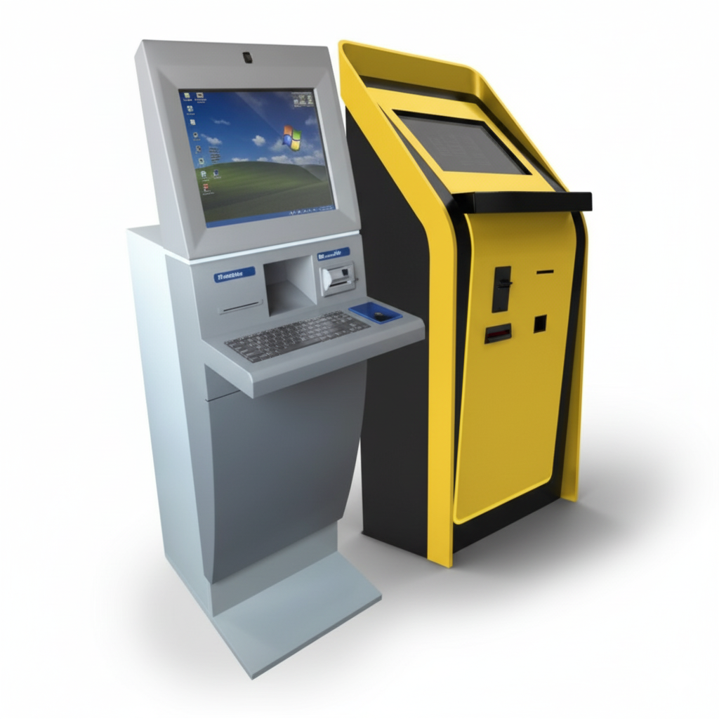 ATM Mini Lock on kiosk terminal